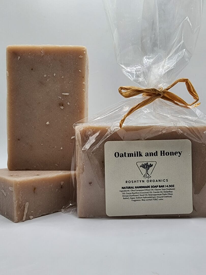 Oatmilk & Honey Natural Soap - Image 3